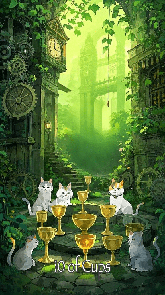 10 of Cups tarot card