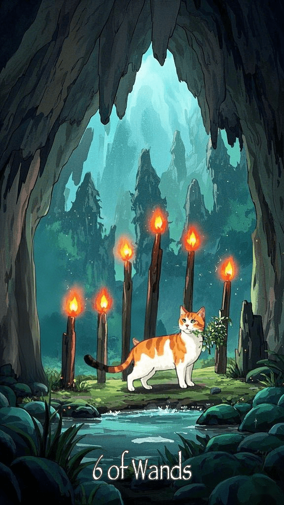 6 of Wands tarot card