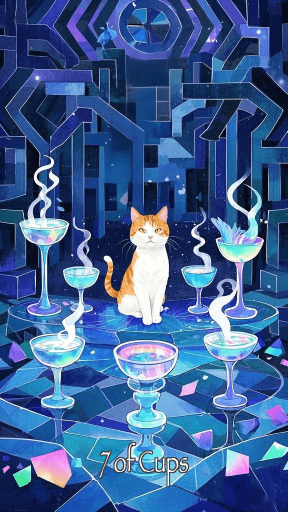 7 of Cups tarot card