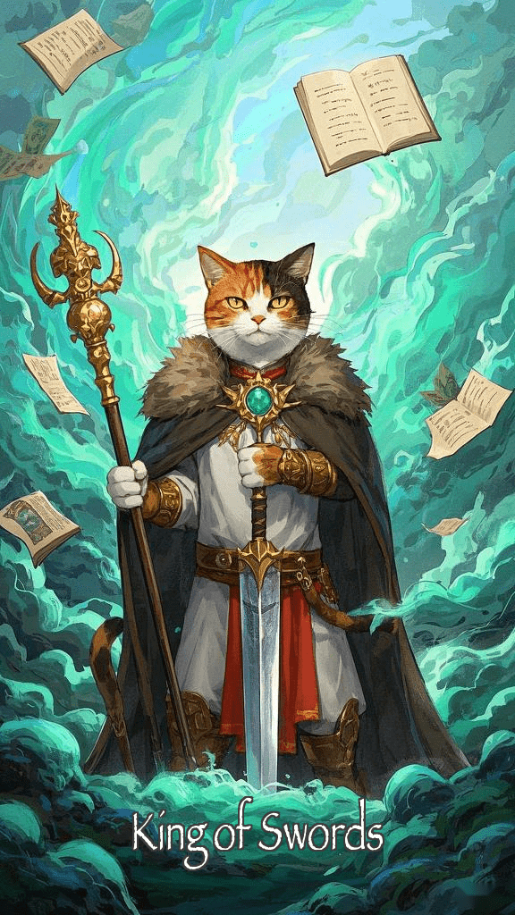 King of Swords tarot card