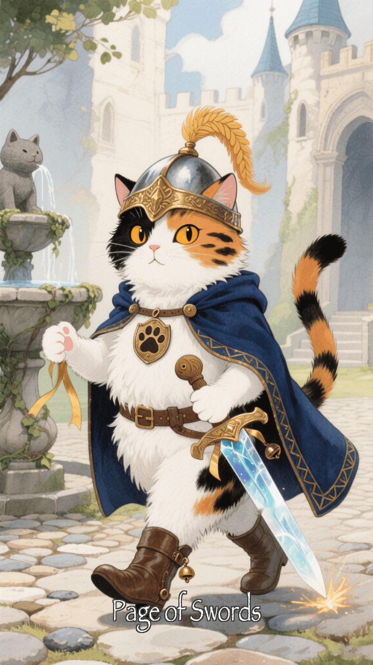 Page of Swords tarot card