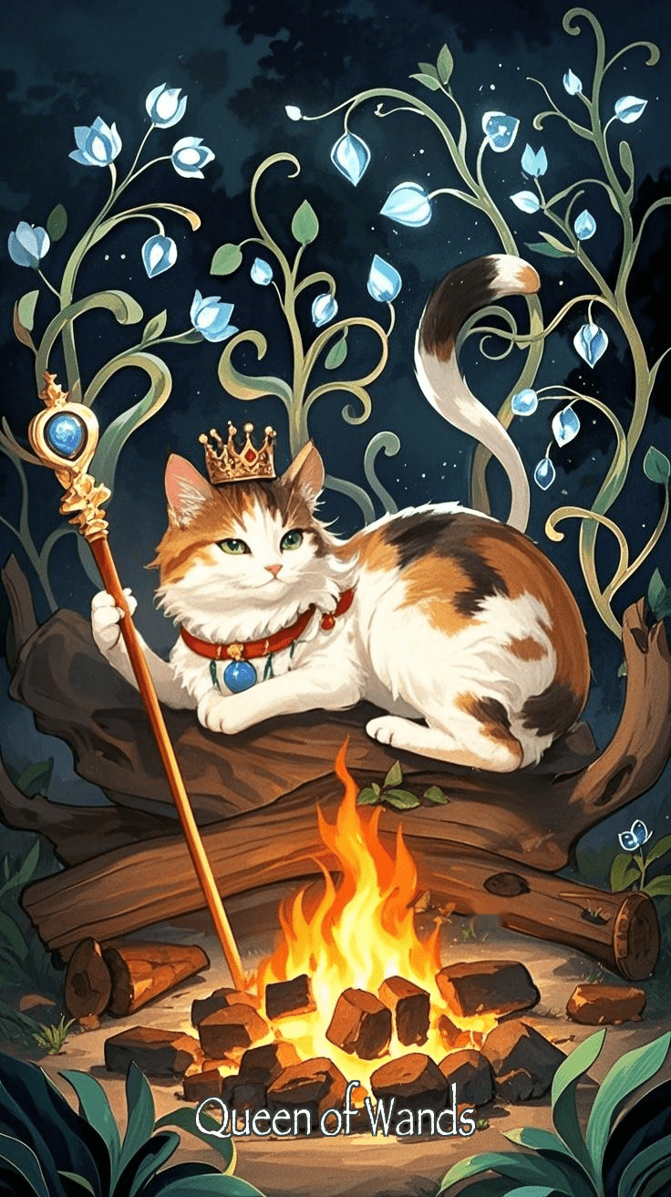 Queen of Wands tarot card