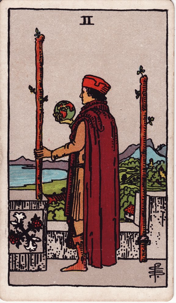 权杖2塔罗牌